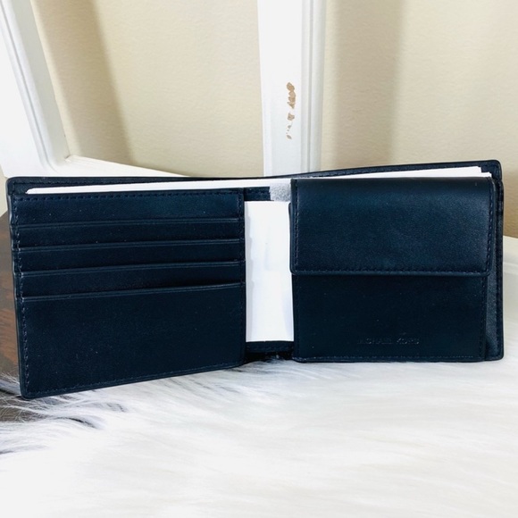 Michael Kors Cooper Billfold Men’s Wallet w/Coin Pocket - Picture 7 of 15